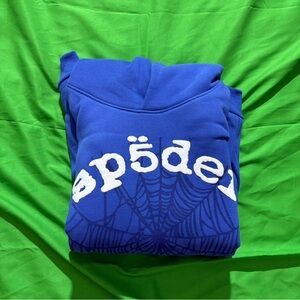 SEALED SPIDER HOODIE BRAND NEW Blue